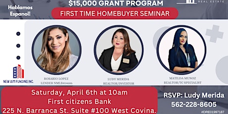 FIRST TIME HOMEBUYER SEMINAR