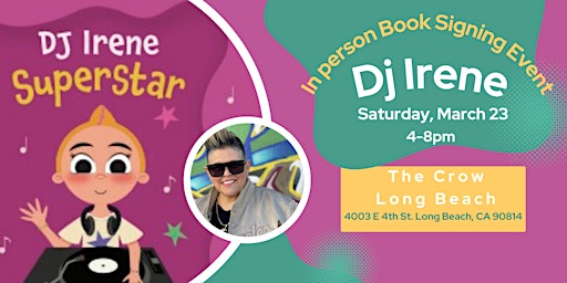 Imagen principal de In Person Booking Signing with DJ Irene