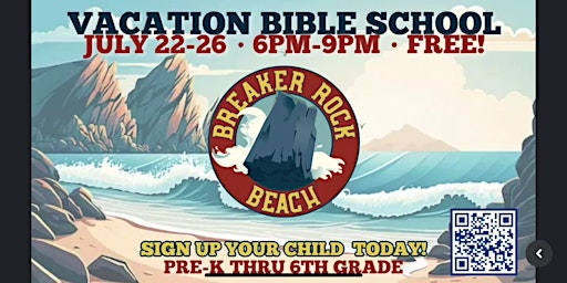 Primaire afbeelding van Vacation Bible School: Breaker Rock Beach