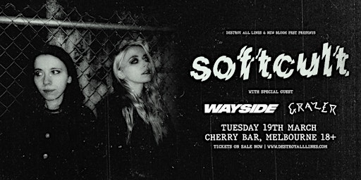 Softcult (CA) Exclusive Headline Show w/ Wayside + Grazer, Cherry Bar primary image