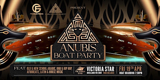 Imagem principal do evento Anubis Boat Party