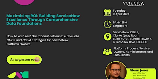 Maximise ROI Through ServiceNow Excellence & Comprehensive Data Foundation primary image