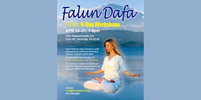 Imagem principal do evento Free 9-Day Falun Dafa Workshop