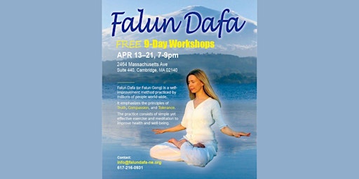 Primaire afbeelding van Free 9-Day Falun Dafa Workshop