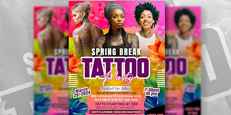 Spring Break Tattoo Party