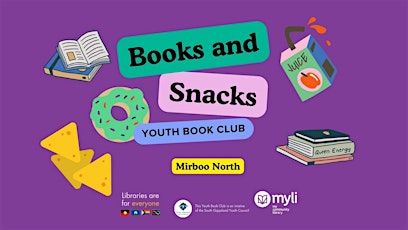 Books and Snacks  @Mirboo North Library- South Gippsland Youth Book Club