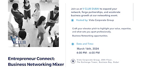 Entrepreneur Connect: Business Networking Mixer