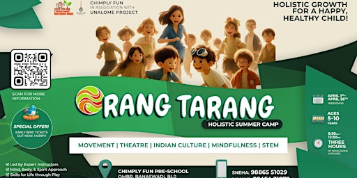 Hauptbild für Rang Tarang – Holistic Summer Camp