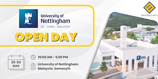 Immagine principale di University of Nottingham Malaysia Open Day 