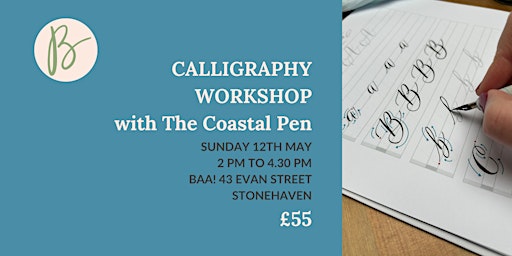 Imagen principal de Calligraphy Workshop with The Coastal Pen