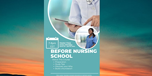 Imagen principal de Before You Start Nursing School