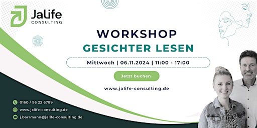 Hauptbild für Workshop Gesichter lesen