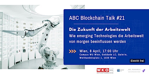 ABC Blockchain Talk #21 - Die Zukunft der Arbeitswelt primary image