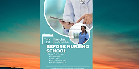 Before You Start Nursing School