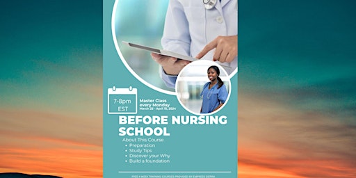 Imagen principal de Before You Start Nursing School