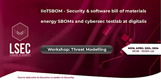 Image principale de Workshop: Threat Modelling