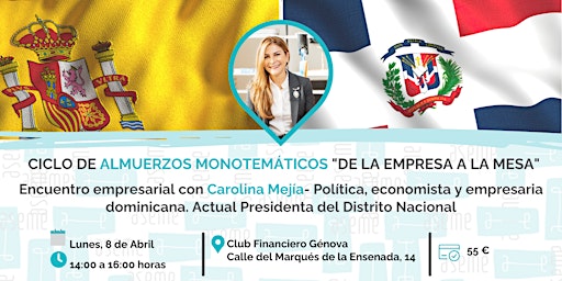 Immagine principale di "De la empresa a la mesa" con Carolina Mejia 