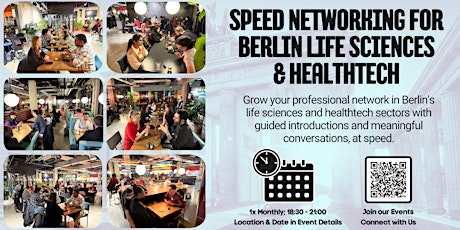 Speed Networking for Life Sciences Tech Professionals @ The Social Hub primary image