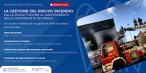 Imagen principal de La gestione del rischio incendio