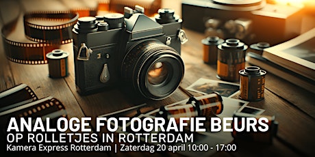 Analoge Fotografie Beurs - Op rolletjes in Rotterdam primary image