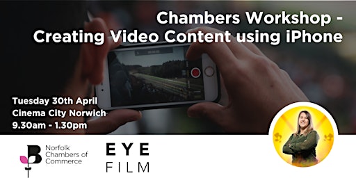 Immagine principale di Chambers Workshop - Creating Video Content using iPhone 
