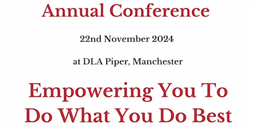 Primaire afbeelding van WITLUK November Conference - Empowering You To Do What You Do Best