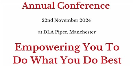 WITLUK November Conference - Empowering You To Do What You Do Best