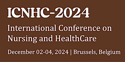 Hauptbild für International Conference on Nursing and Health Care
