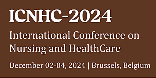 Primaire afbeelding van International Conference on Nursing and Health Care