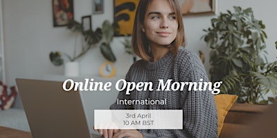 Image principale de CNM International: Online Open Morning - 3 April 2024