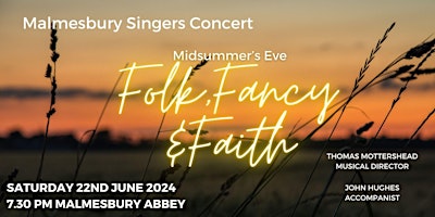 Immagine principale di Malmesbury Singers Summer Concert 