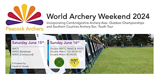 Imagem principal do evento World Archery Weekend 15th & 16th June 2024