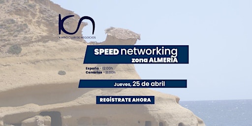 Primaire afbeelding van Speed Networking Online Zona Almería - 25 de abril