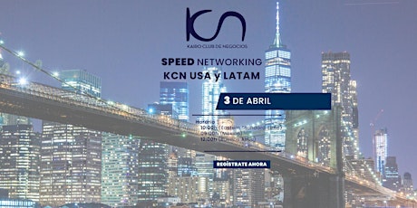 Imagen principal de Speed Networking USA y LATAM - 3 de abril