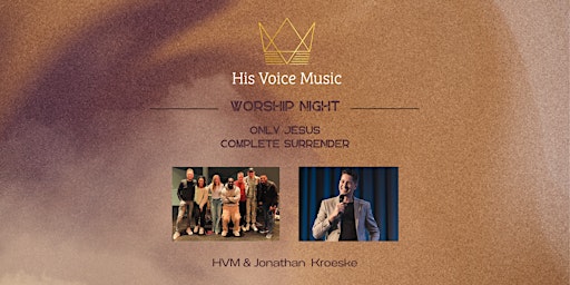 Imagen principal de His Voice Music         worship night