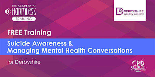 Derbyshire Suicide Awareness and Managing Mental Health Conversations  primärbild