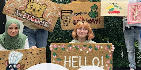 90's Custom Door Mat Party