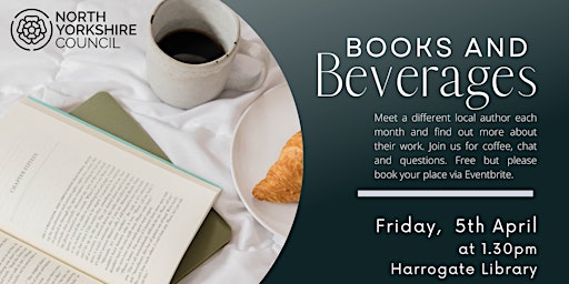 Imagen principal de Books and Beverages at Harrogate Library