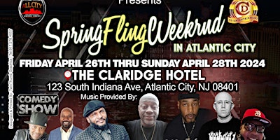 Image principale de SPRING FLING WEEKEND in AC - Comedy Show / 80s & 90s Theme Party