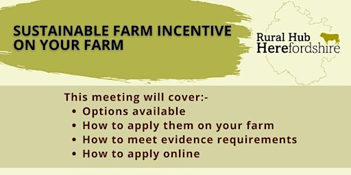 Hauptbild für Sustainable Farming Incentive Workshop - Updates for 2024