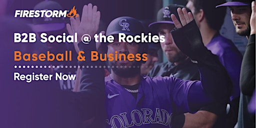 Immagine principale di B2B Social At A Rockies Game 