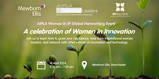 Hauptbild für AIPLA Women in IP Global Networking Event