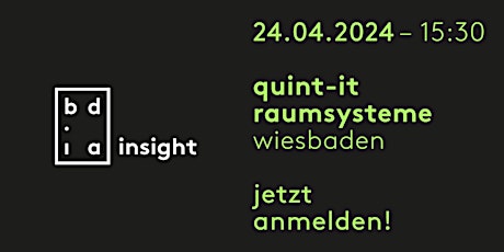 bdia insight x quint-it raumsysteme