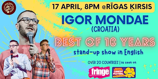 Primaire afbeelding van Igor Mondae: Best Of 10 Years (Stand-up Show in English)