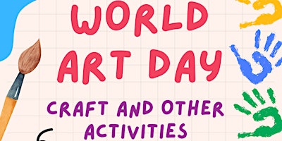 Primaire afbeelding van World Art Day @ Leyton Library