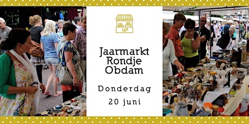 Imagem principal do evento Jaarmarkt Rondje Obdam