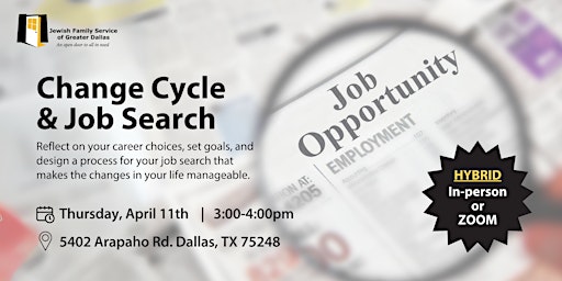Imagem principal do evento Change Cycle and Job Search