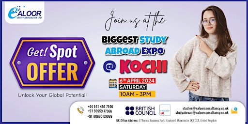 Imagem principal de Get Spot Offer Letter! Join at the Biggest Expo in Kochi!