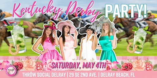 Imagem principal do evento Kentucky Derby Day Garden Brunch Party  @ THRōW Social Delray Beach!