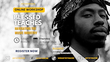 Hauptbild für BLESSED TEACHES: Navigating The Music Industry